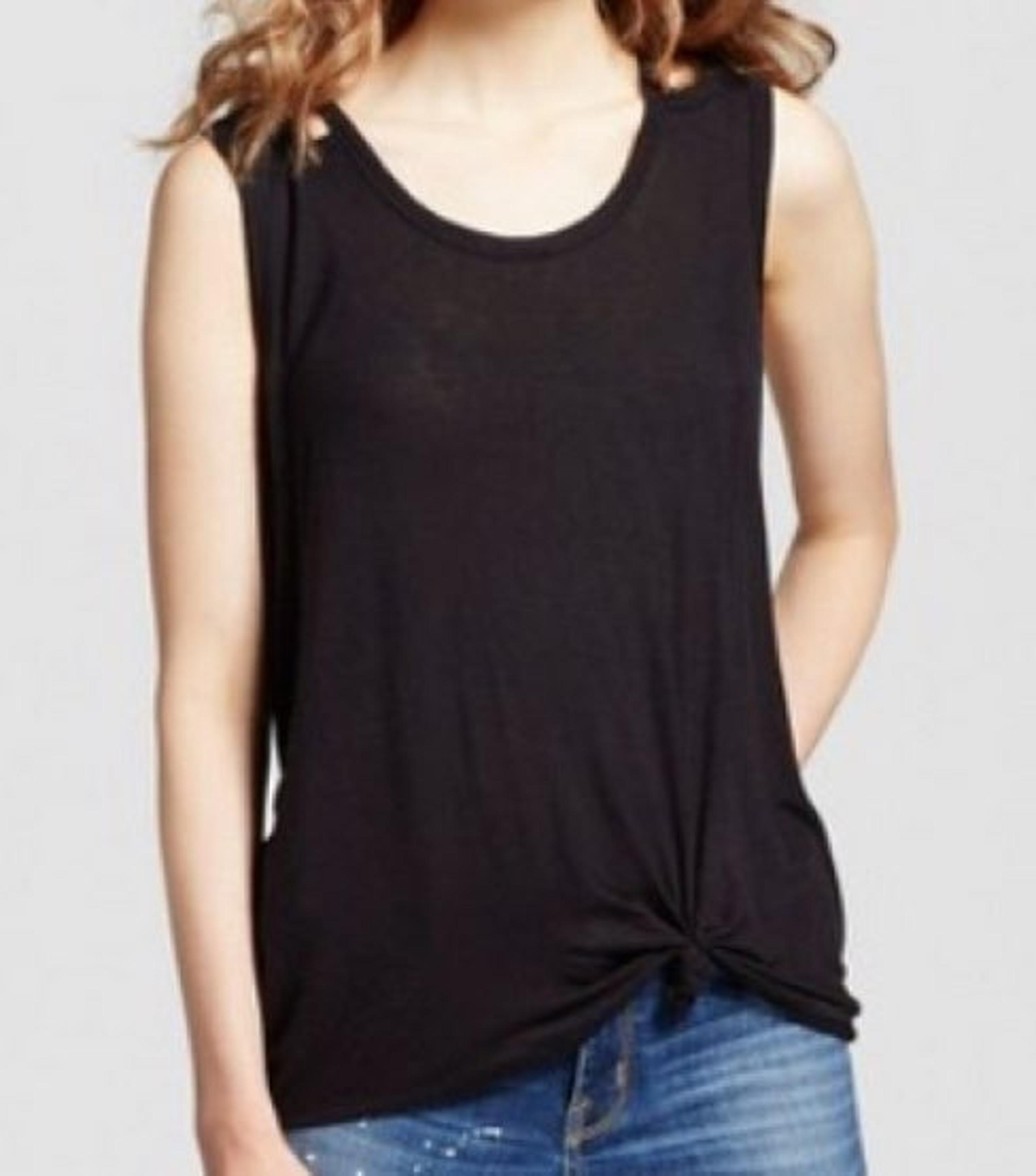 Mossimo Supply Co. Knot Front Tank Top