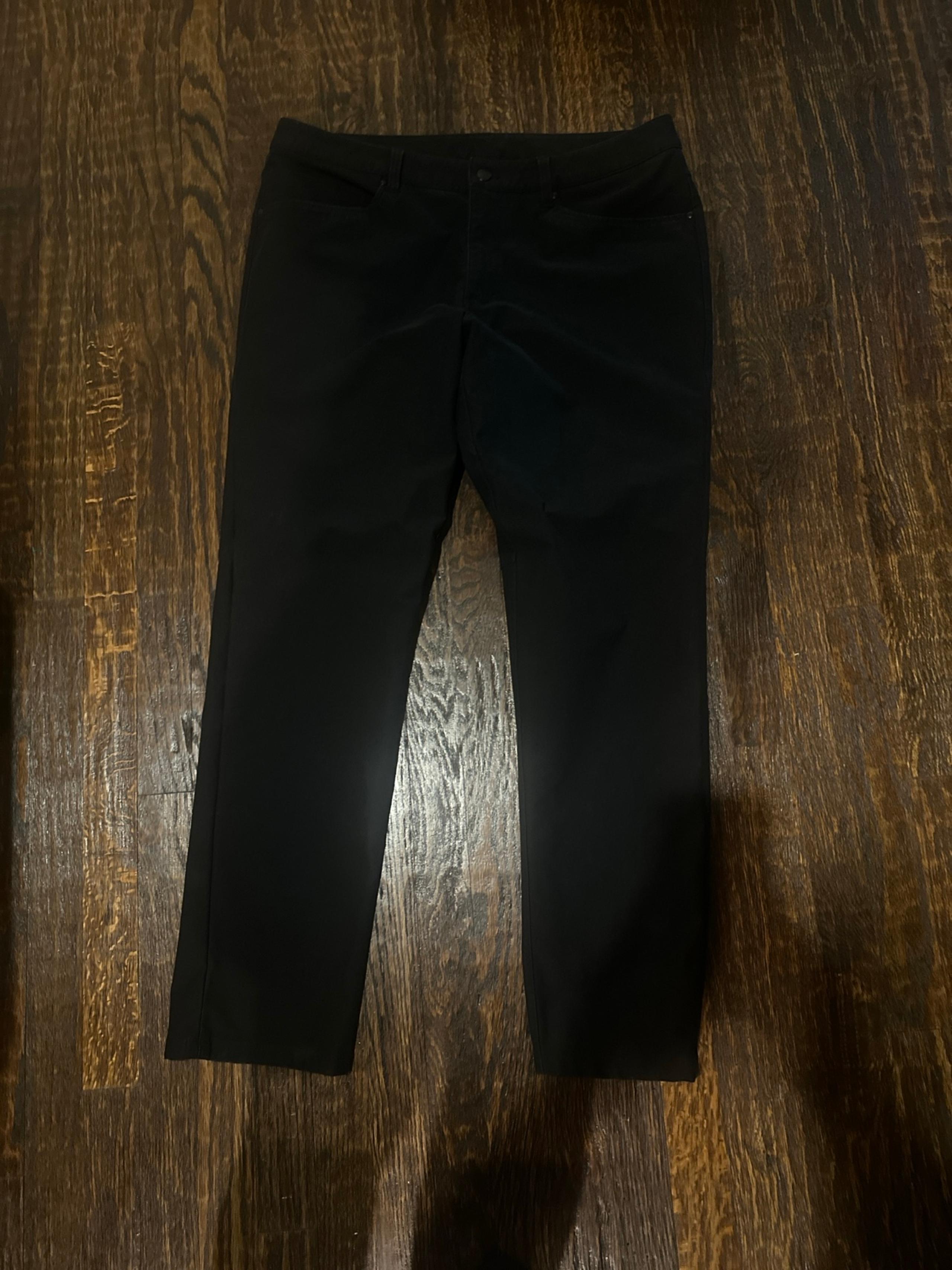 Lululemon Men's ABC Slim Pant, Black, Size 36