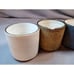 RARE Zaalberg Holland Small Cup Pottery Set of 5 -CHIPS