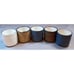 RARE Zaalberg Holland Small Cup Pottery Set of 5 -CHIPS