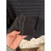 Marine Layer Gray Striped Two Button Placket Long Sleeves Henley Size Small