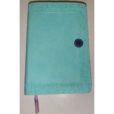 NIV Homeschool Mom's Bible Blue Italian Duo-tone Faux Leather Janet Tatman!