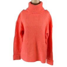 CASLON Coral Rose Turtleneck Sweater NWT Medium