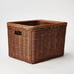 Threshold Studio McGee Cube Vintage French Basket Wicker Rattan - Target