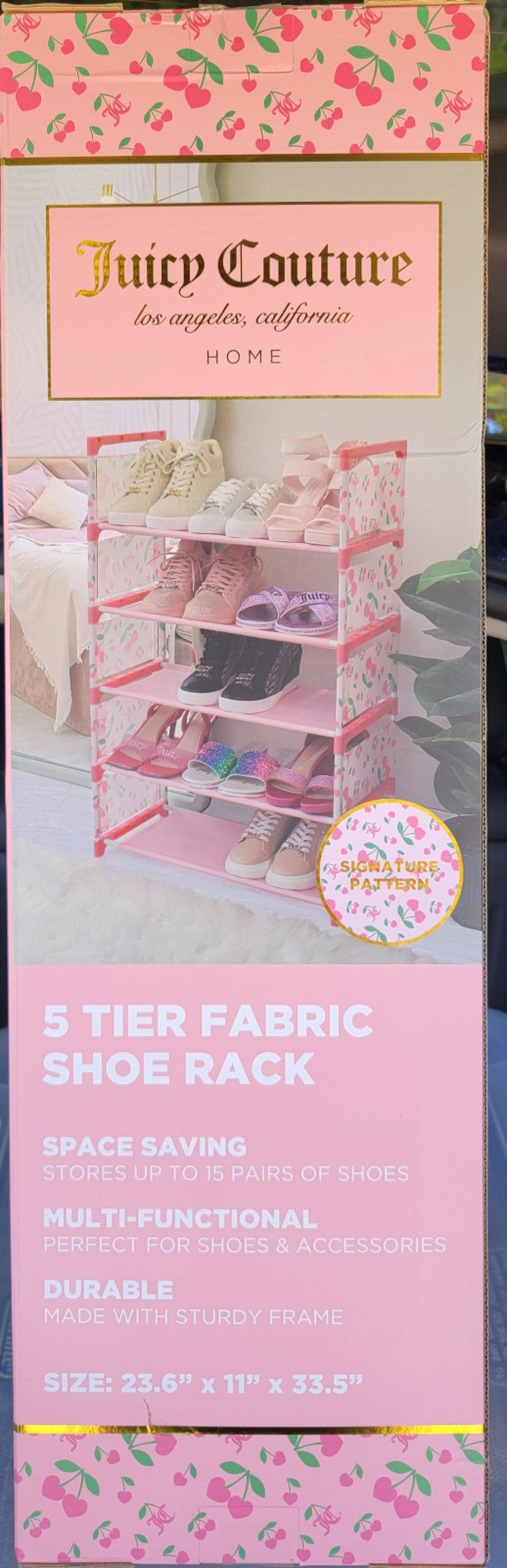 NEW! VIRAL JUICY COUTURE CHERRY SHOE RACK