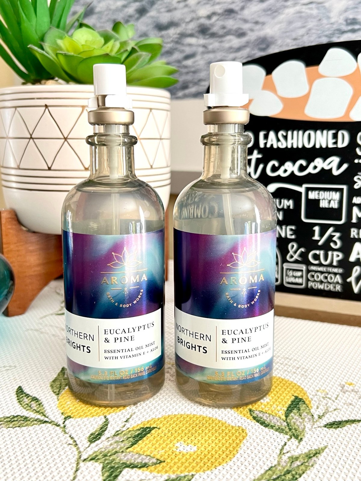 Bath & Body Works Aromatherapy Northern Brights Eucalyptus Pine pillow mists