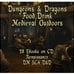 SCA D&D Medieval Food Drink Outdoors Tools and Recipes for Dungeon Masters RPG