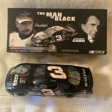 Nascar Dale Earnhardt Cash Man in Black Monte Carlo SS 1.24 Scale Diecast