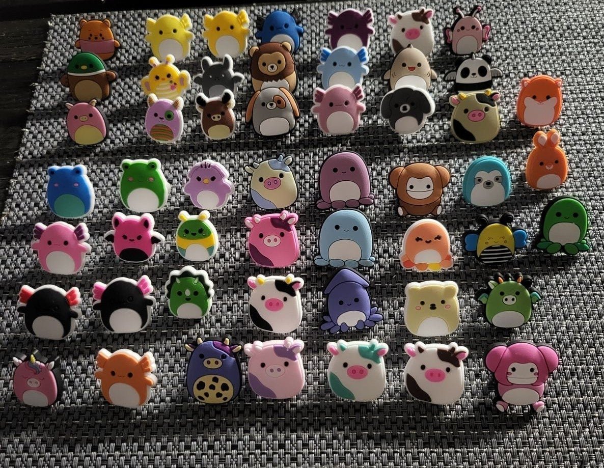 Squishmallow straw toppers