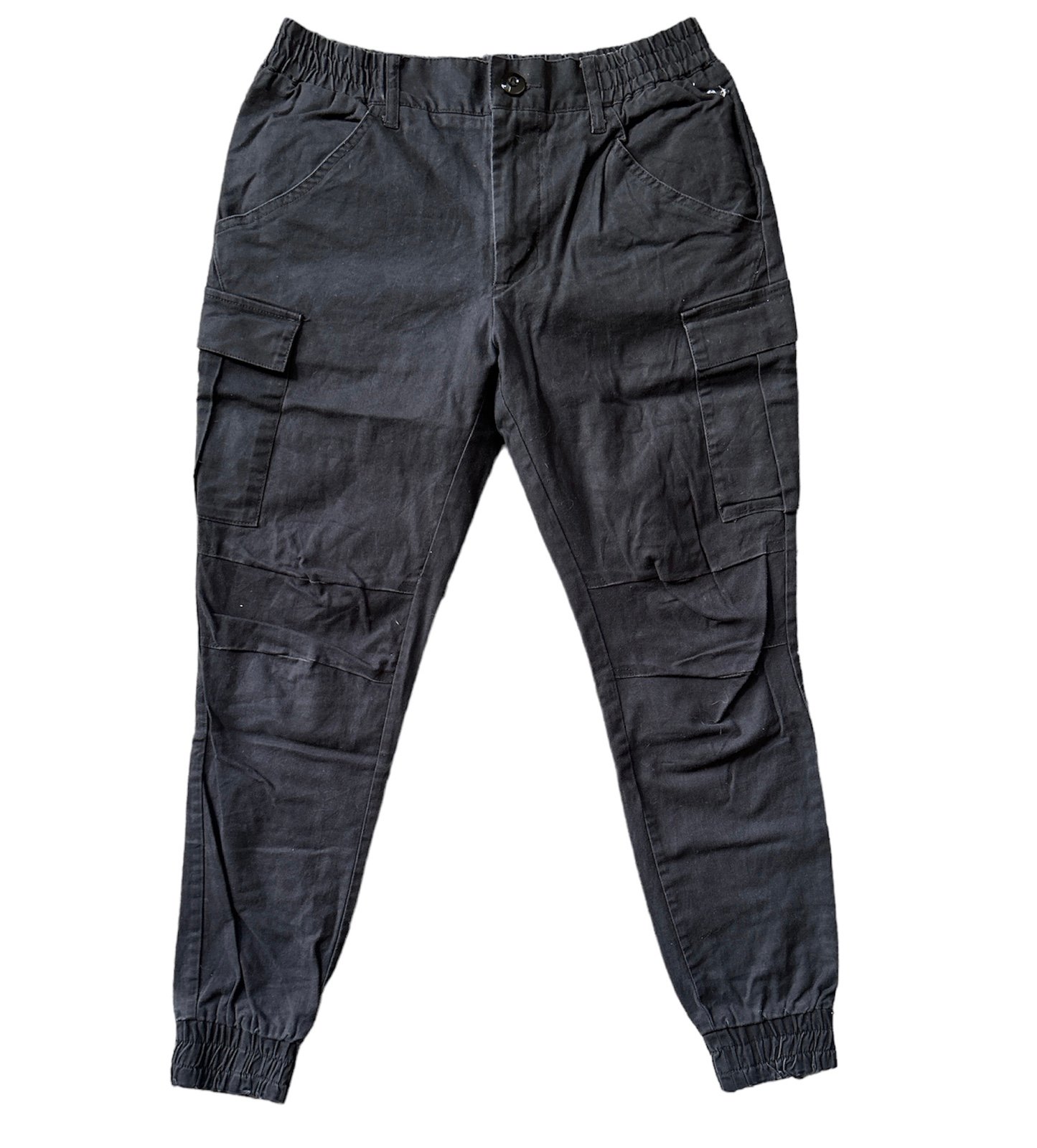 Number (N)ine Black Cuffed Cargo Pants Size: M