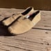 TOMS men’s natural burlap classic shoes