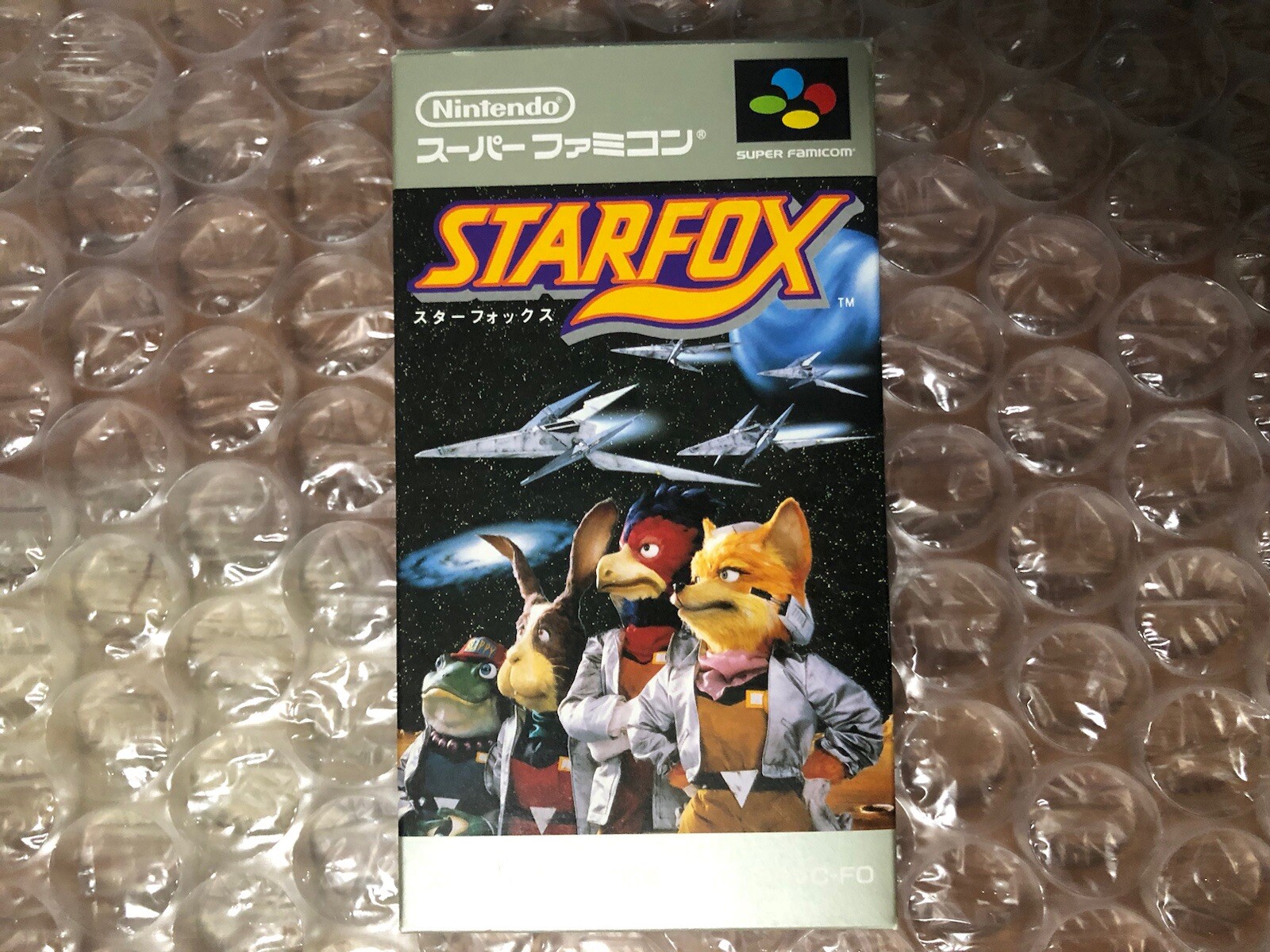 Star Fox with Box and Manual Nintendo Super Famicom Japanese