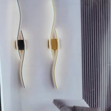 Gold Vanity Lighting Modern Wall Sconce 31Inch 18W Metal Linear Wall Mounted Lam
