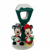 Walt Disney Candle Holder vtg Teleflora Mickey Minnie Mouse Figurine Christmas