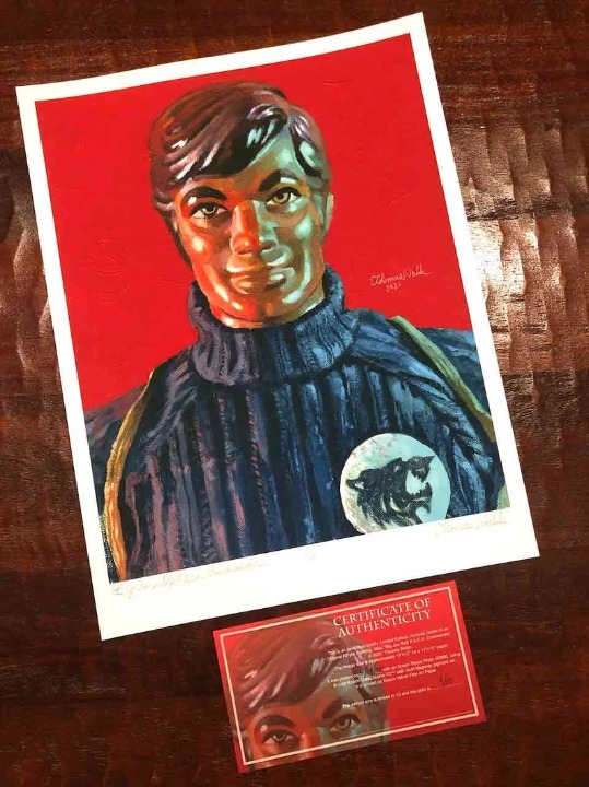 Big Jim Wolf P.A.C.K Commander, Fine Art Print, Signed Limited Edition, Free