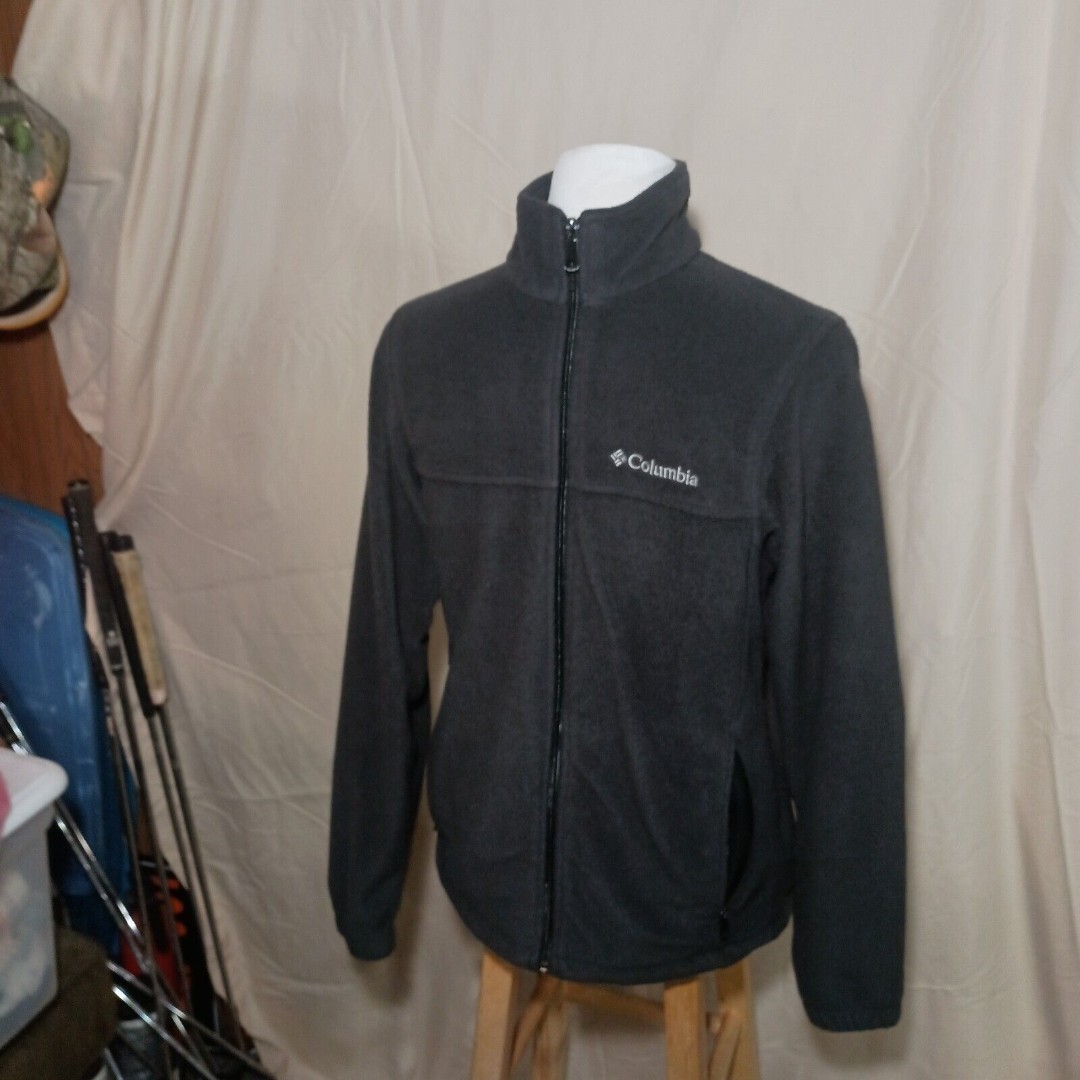 Columbia Men Granite Steens Full-Zip Mountain Fleece Jacket Black XM6354 Preppy