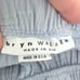 bryn WALKER 100% Cotton Pants Womens USA Small Crepe Blue Wide Leg Lagenlook