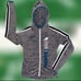 Women’s PHILADELPHIA EAGLES Heather Gray Full Zip Hoodie Sweatshirt Jacket | S
