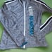 Women’s PHILADELPHIA EAGLES Heather Gray Full Zip Hoodie Sweatshirt Jacket | S