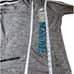 Women’s PHILADELPHIA EAGLES Heather Gray Full Zip Hoodie Sweatshirt Jacket | S