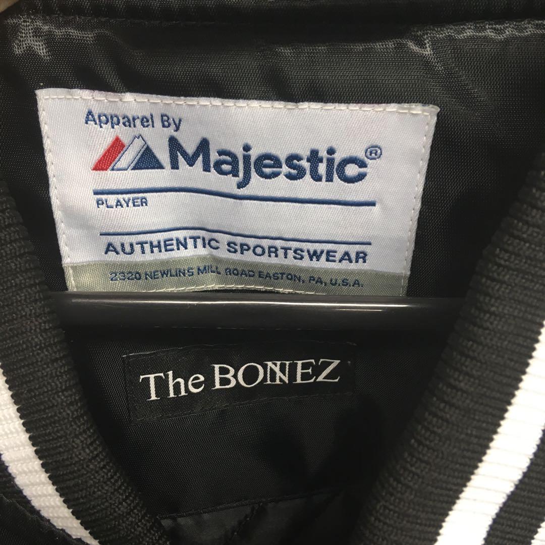 The BONEZ 2021 TEAM STADIUM JACKET Rare Size L Varsity/baseball