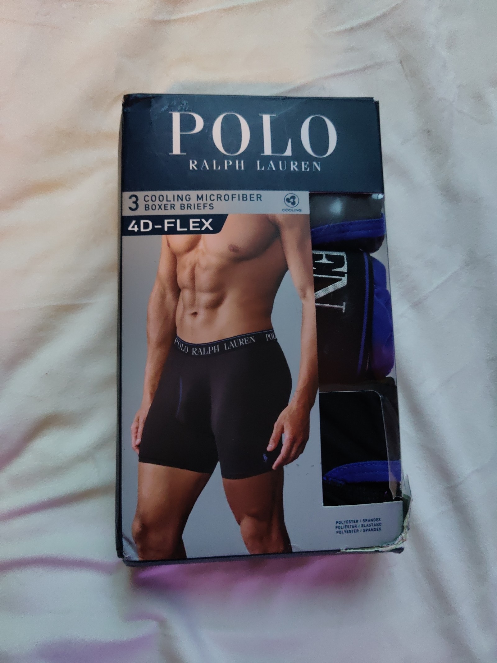 Polo Ralph Lauren 3-Pack Boxer Briefs Cooling Microfiber 4-D Flex Men's Size XL