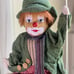 Rare Vintage 1960's Hand painted Swinging Clown