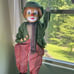 Rare Vintage 1960's Hand painted Swinging Clown