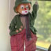 Rare Vintage 1960's Hand painted Swinging Clown