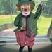Rare Vintage 1960's Hand painted Swinging Clown