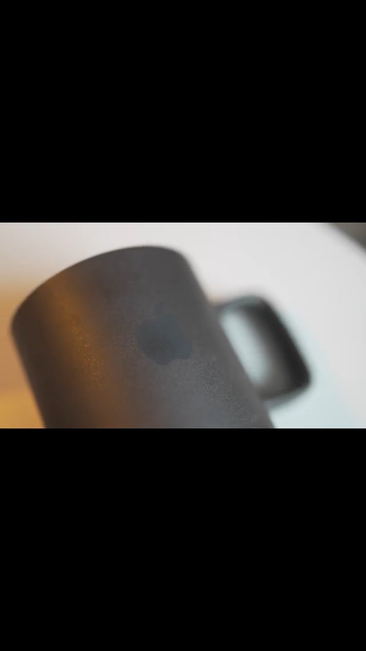 Genuine Apple Park Visitor Center small hasami black mug