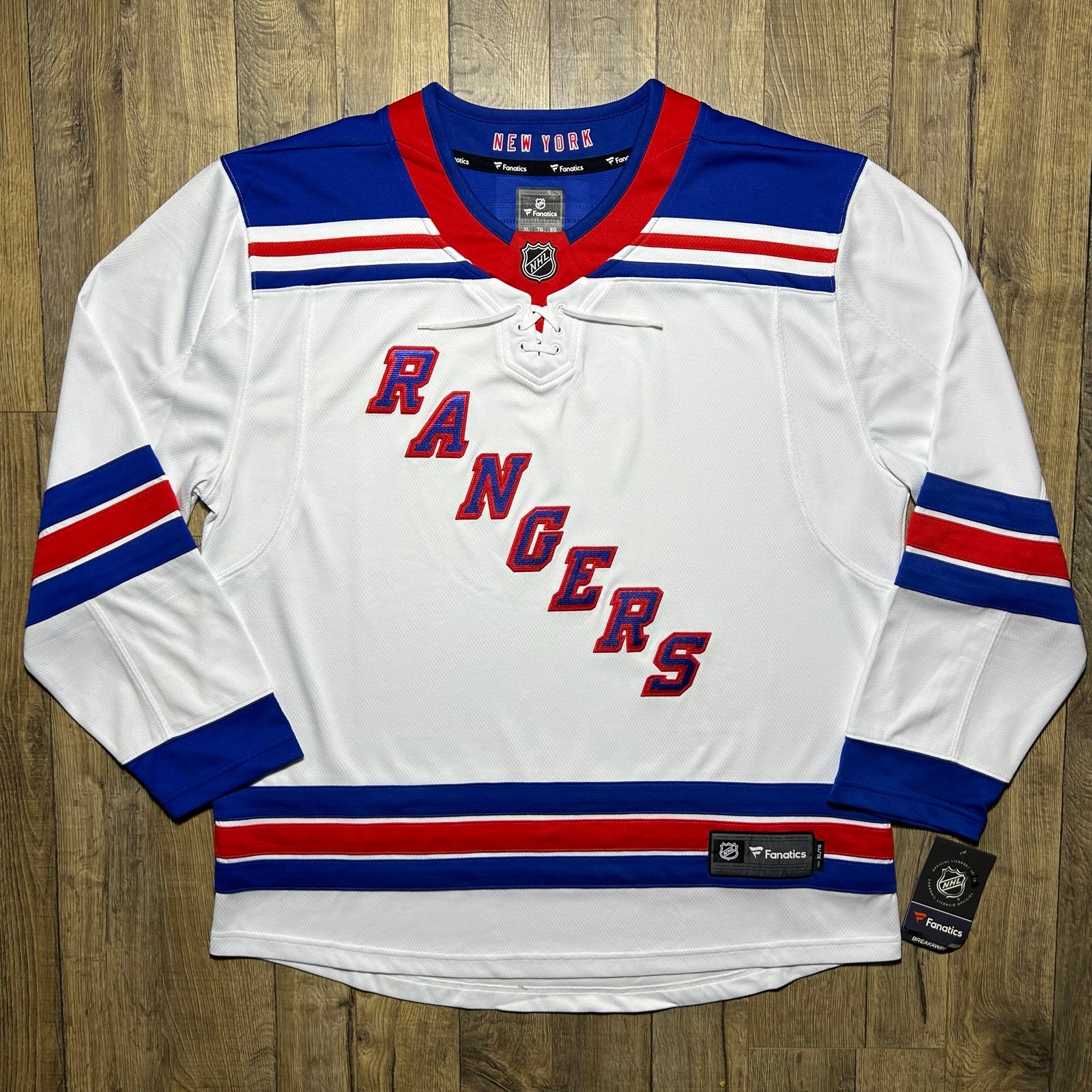 New York Rangers Fanatics NHL Hockey Breakaway Jersey Men’s XL NWT 160