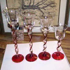 VERY FINE LONG STEM GLASSES