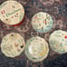 World Market 12 Days Of Christmas 8” Dessert /Appetizer Plate Set Of 4 In Box
