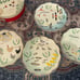 World Market 12 Days Of Christmas 8” Dessert /Appetizer Plate Set Of 4 In Box