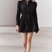 ZARA NWT blogger’s favorite black ZW COLLECTION MINI BALLOON DRESS size M