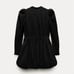 ZARA NWT blogger’s favorite black ZW COLLECTION MINI BALLOON DRESS size M