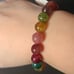Certified Tourmaline Beads Bracelet