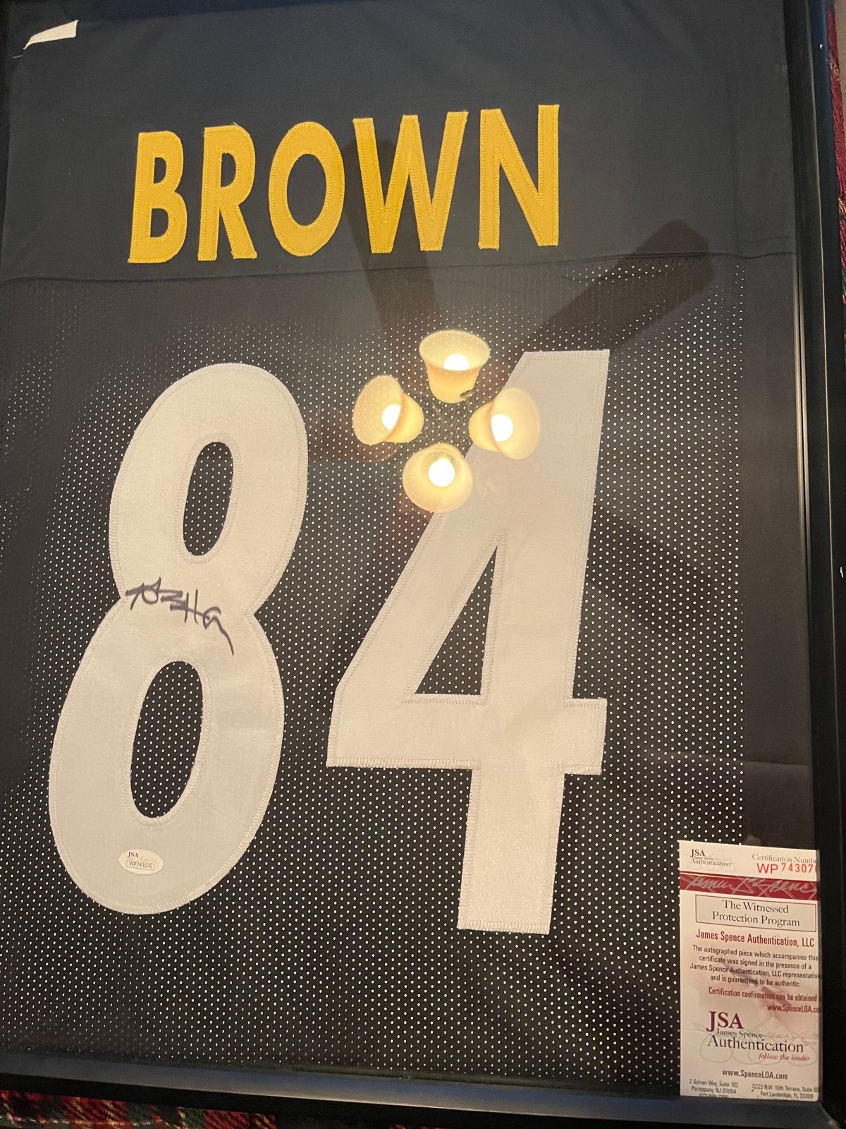 Steelers autographed jersey
