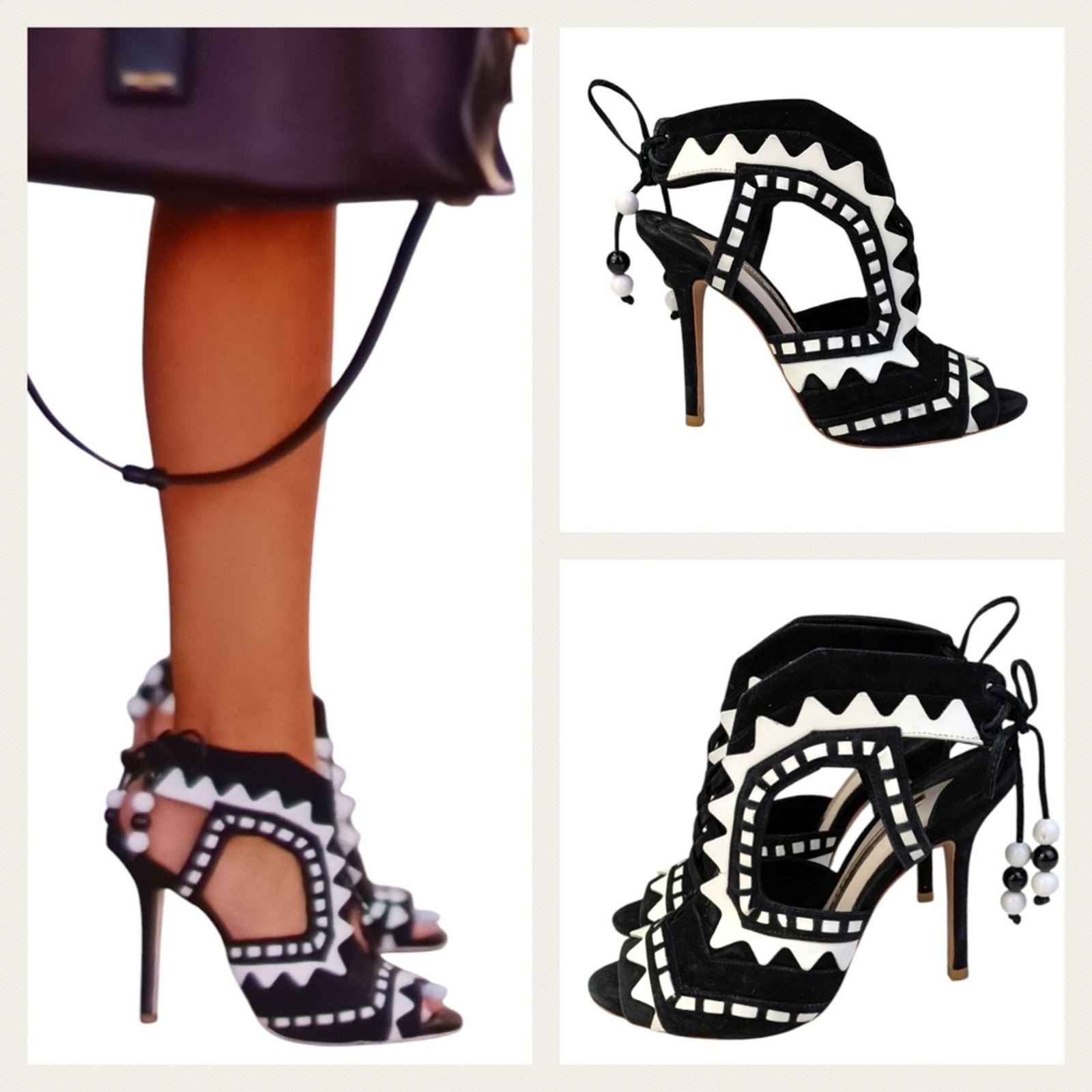Sophia Webster Riko Heels EUC 695 Size 36.5 US 6 S3364