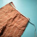 By Anthropologie Portia Orange Stripe 100% Linen Wide Leg Crop Pants Size Medium