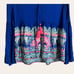 Lilly Pulitzer Kahli Blue Babydoll Tassel Long Sleeve Blouse Top Size XS