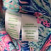 Lilly Pulitzer Kahli Blue Babydoll Tassel Long Sleeve Blouse Top Size XS