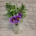 Vintage Clear Scalloped-Ribbed Vase