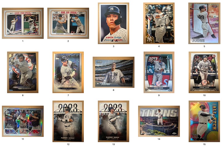 Aaron Judge - 66 Card SetAll cards in Excellent-Near Mint Condition