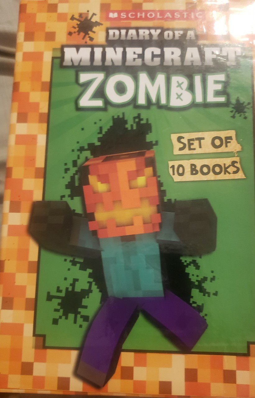 Diary of a Minecraft Zombie set of 10 Hard cover