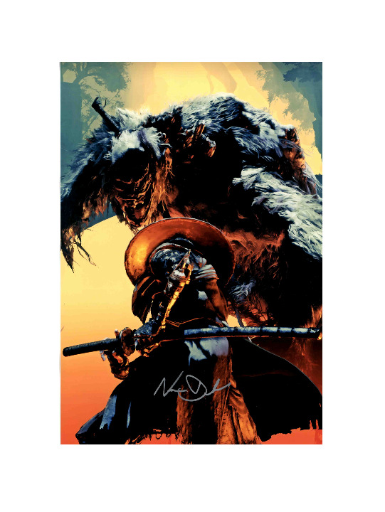 Noshir Dalal Signed Autograph 12x18 Sekiro Shadows Die Twice Photo