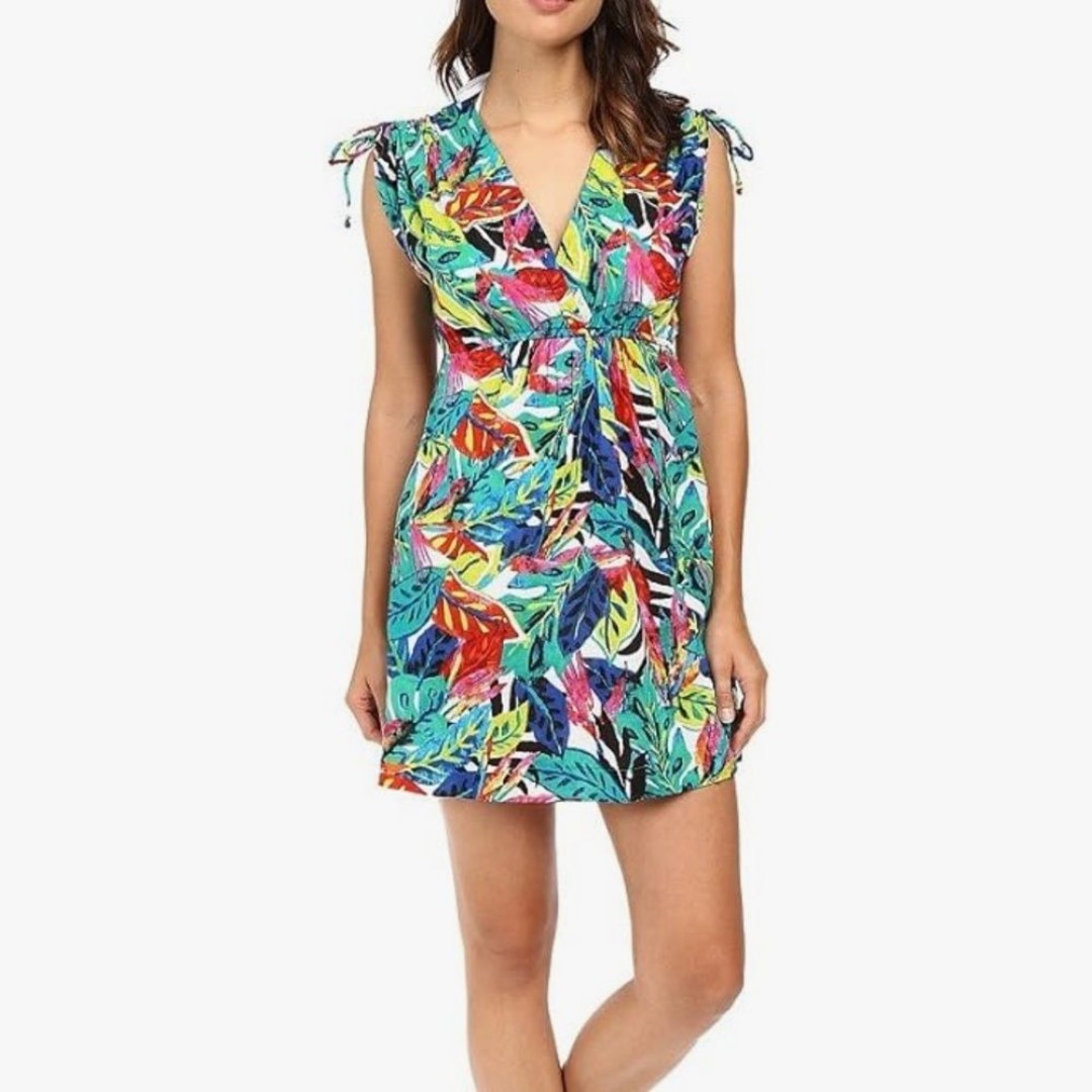 Lauren Ralph Lauren Farrah Tropical Cover Up Dress