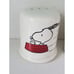 Peanuts Snoopy Red Dog House Salt & Pepper Shakers White Ceramic