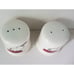 Peanuts Snoopy Red Dog House Salt & Pepper Shakers White Ceramic